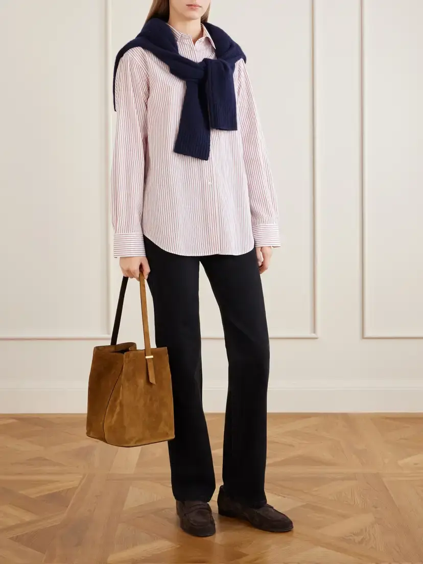Métier Tilt 22 Suede Shoulder Bag | Thumbnail 3 Métier Tilt 22 Suede Shoulder Bag | Thumbnail 3