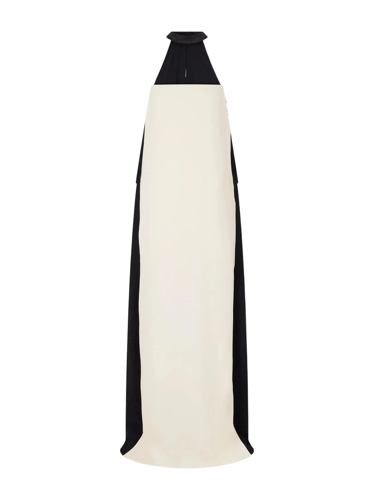 Strapless Scarf-detailed Silk-cady Gown