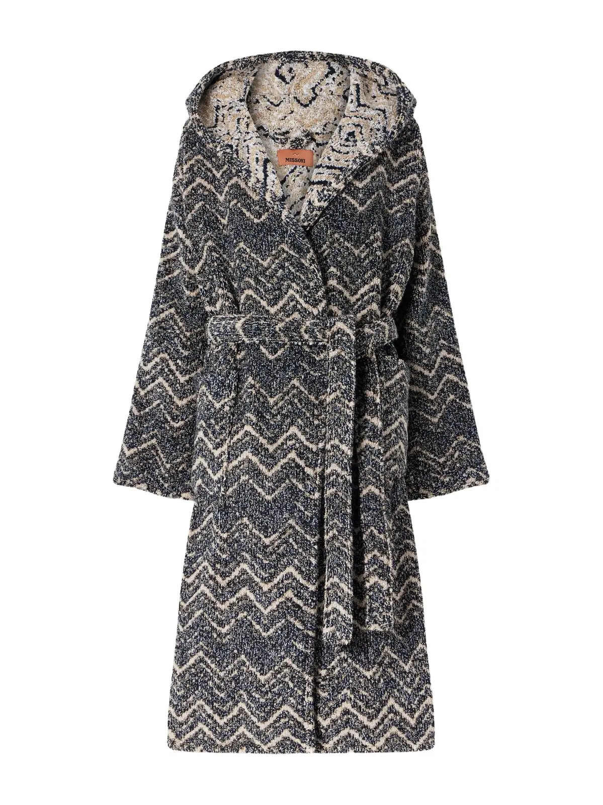 Azul Striped Hooded Cotton-terry Robe Azul Striped Hooded Cotton-terry Robe