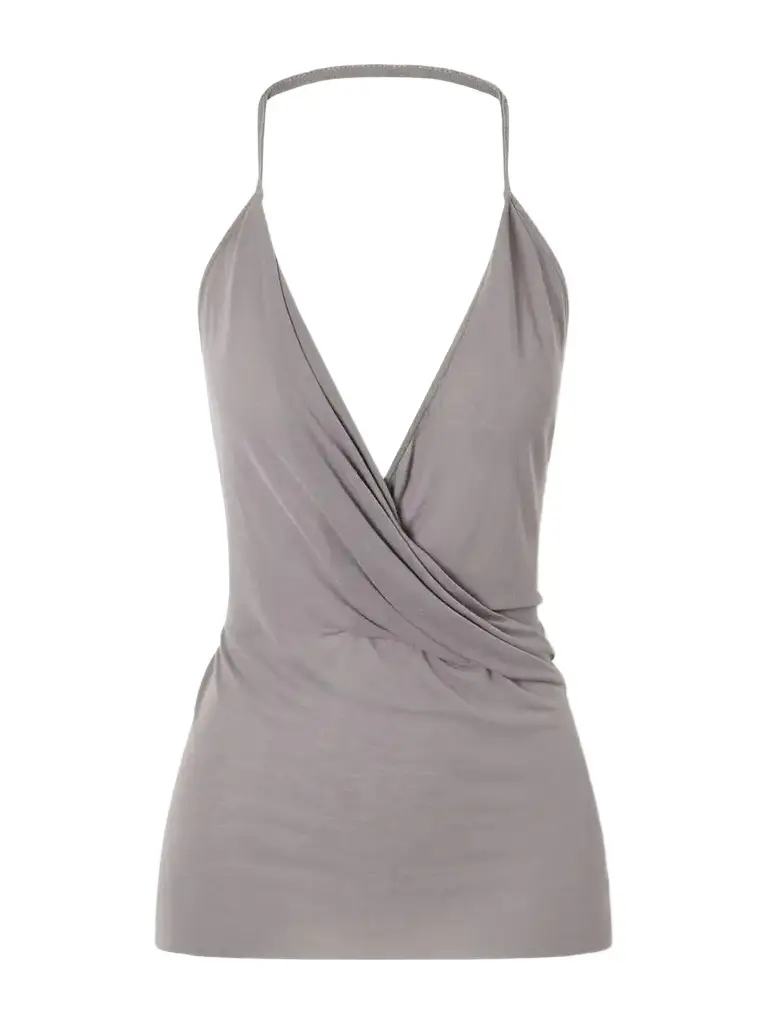 Rick Owens Draped Jersey Tank | Image 1 Rick Owens Draped Jersey Tank | Image 1
