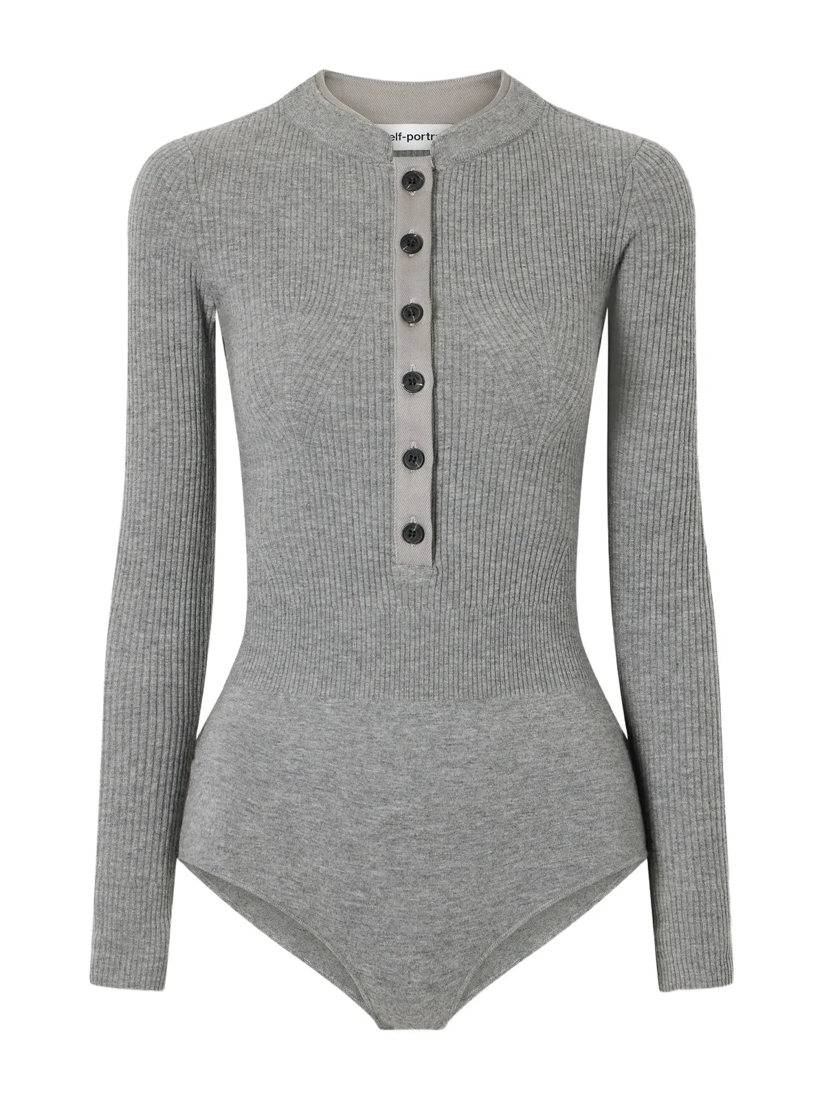 Ribbed Wool-blend Bodysuit Ribbed Wool-blend Bodysuit