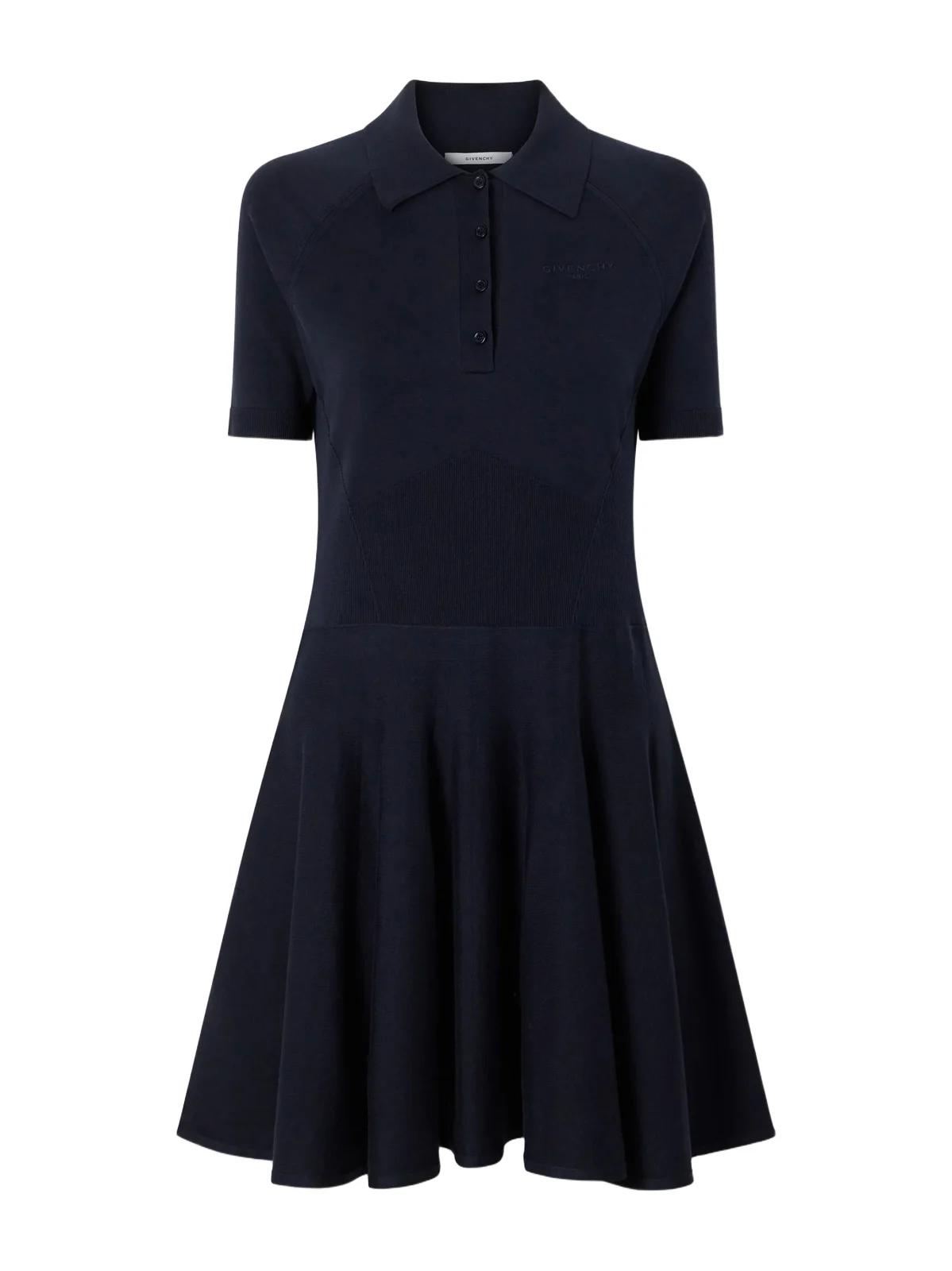Ribbed Cotton-blend Polo Dress Ribbed Cotton-blend Polo Dress