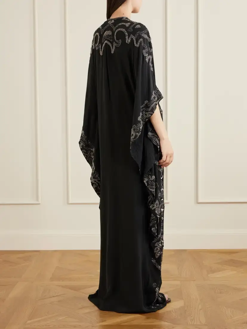 Johanna Ortiz Embellished Silk Maxi Dress | Thumbnail 3 Johanna Ortiz Embellished Silk Maxi Dress | Thumbnail 3