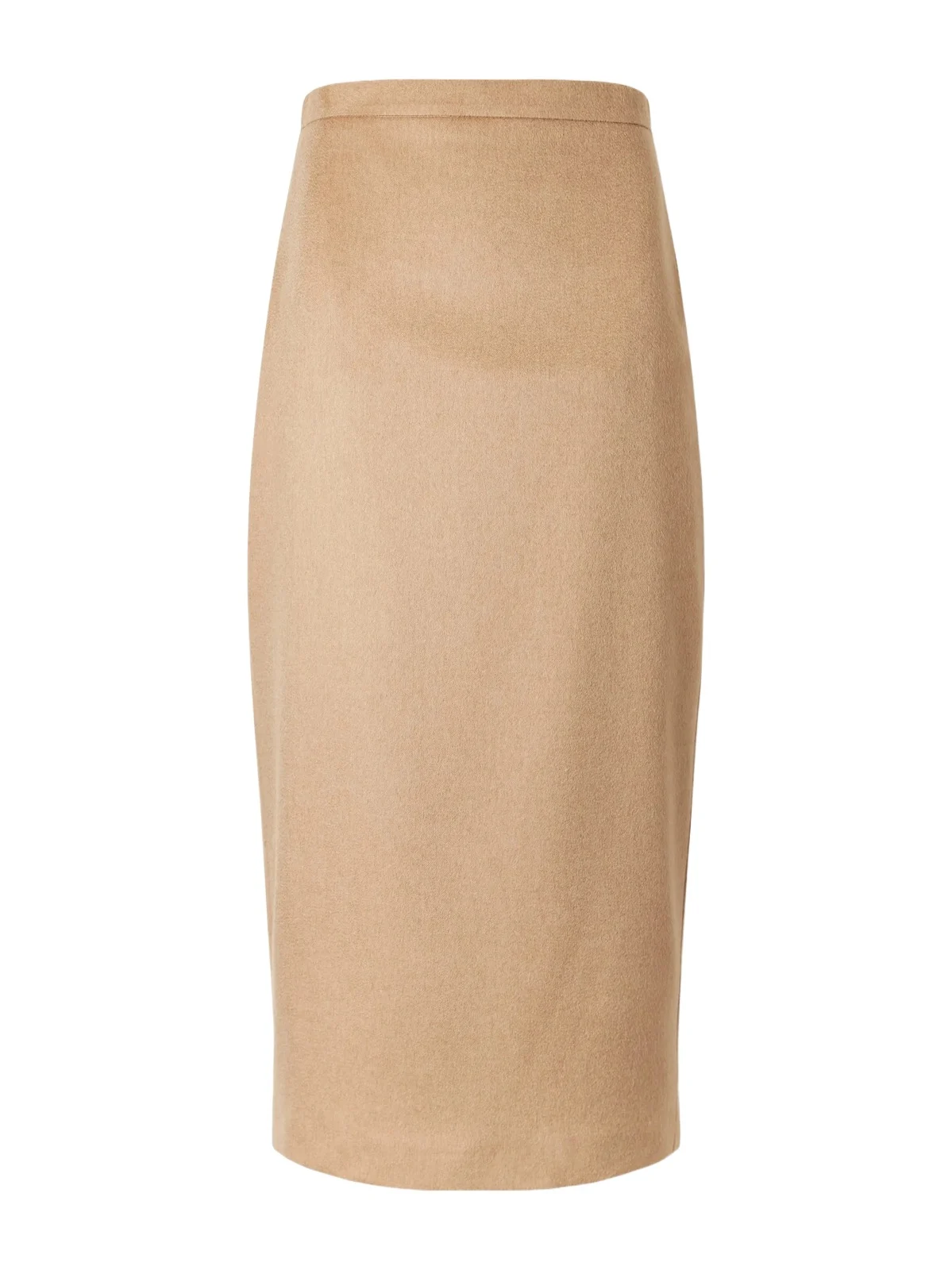 Tenda Camel Wool Midi Skirt