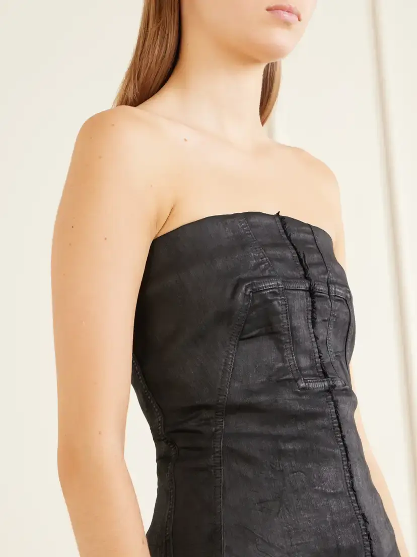 Rick Owens Temple Denim Boustier | Thumbnail 5