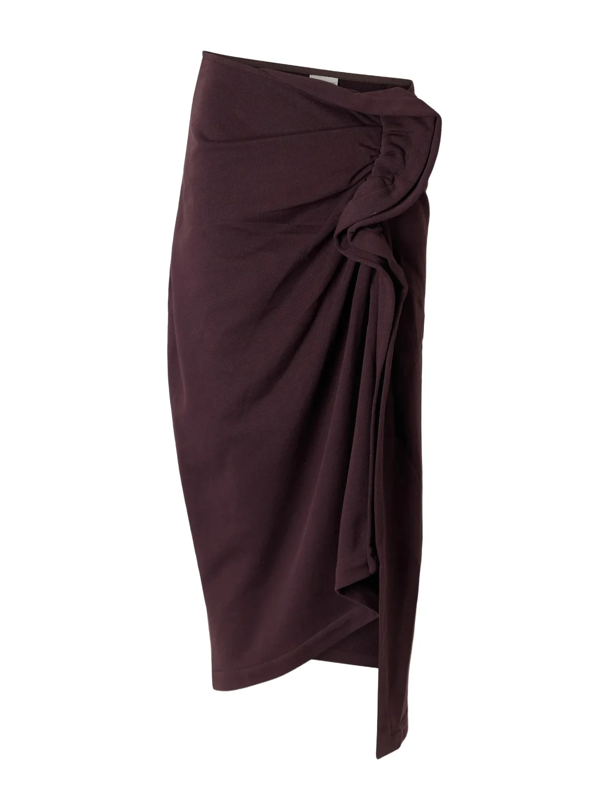 Draped Cotton-jersey Midi Skirt Draped Cotton-jersey Midi Skirt