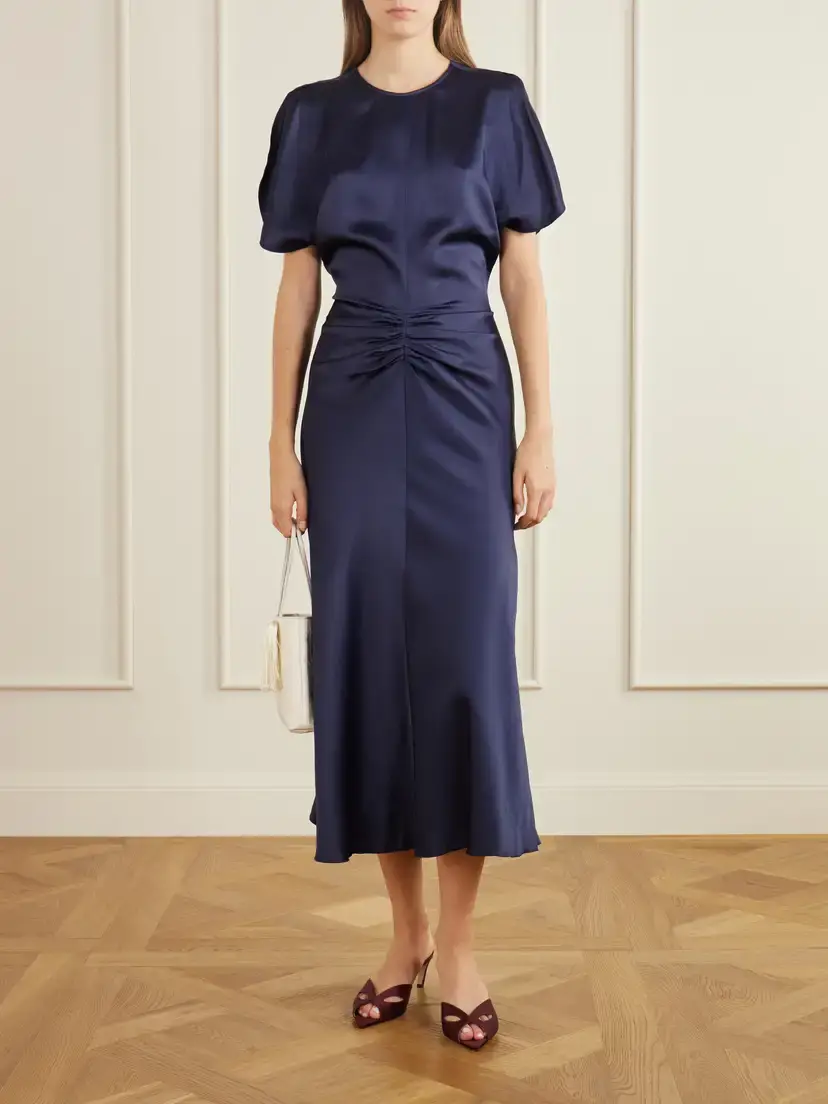 Victoria Beckham Harlow Mask 55 Satin Sandals | Thumbnail 4