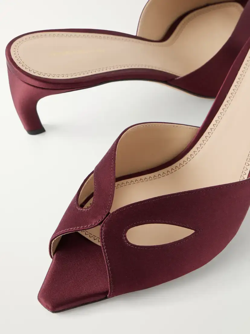 Victoria Beckham Harlow Mask 55 Satin Sandals | Thumbnail 5