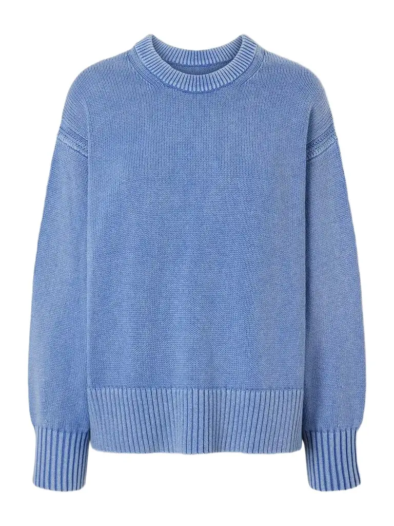Guest In Residence Sunwash Cozy Cotton And Cashmere-blend Sweater | Image 1 Guest In Residence Sunwash Cozy Cotton And Cashmere-blend Sweater | Image 1