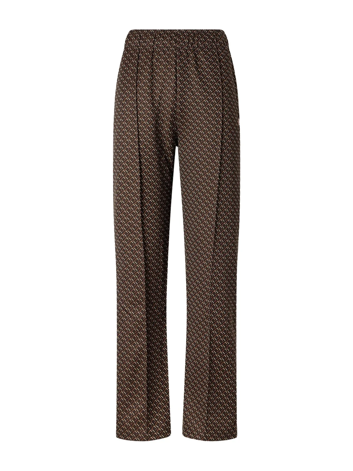 Mudra Jacquard-woven Jersey Mid-rise Straight-leg Track Pants Mudra Jacquard-woven Jersey Mid-rise Straight-leg Track Pants