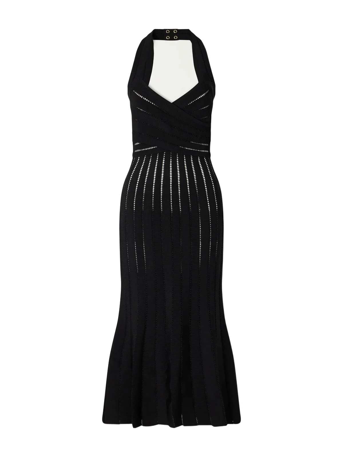 Flechage Jersey Halterneck Midi Dress Flechage Jersey Halterneck Midi Dress