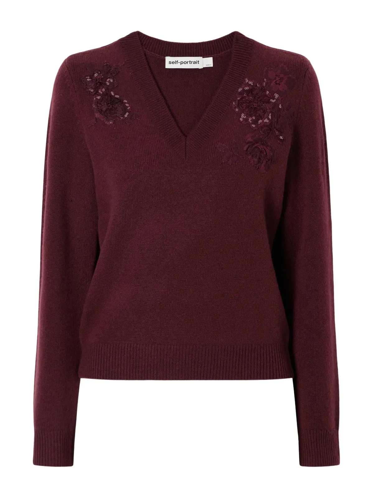 Floral-embellished Wool-blend Cardigan Floral-embellished Wool-blend Cardigan