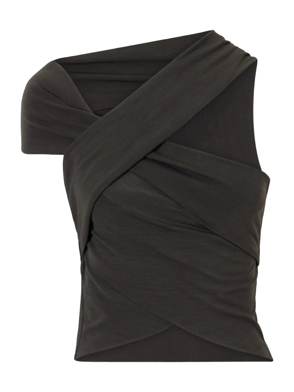 Myia Asymmetrical Crepe Blouse