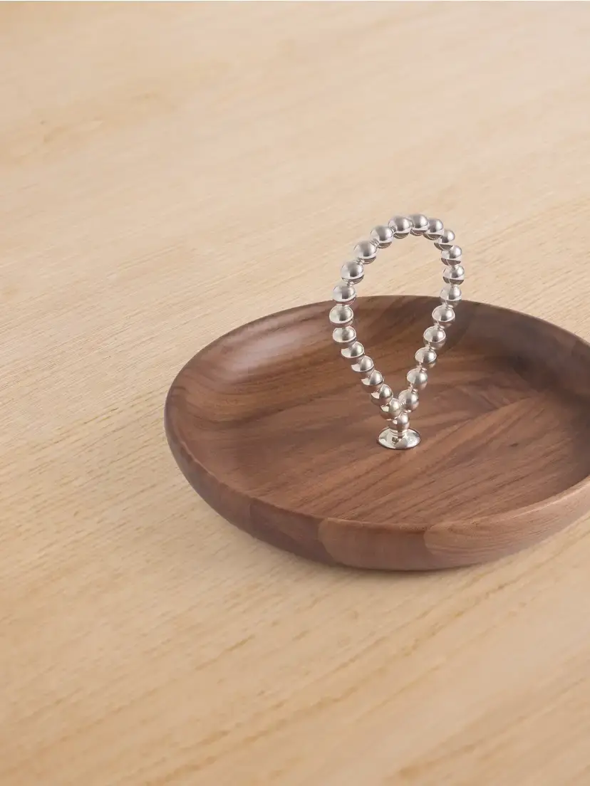 Christofle Perles Silver-plated And Wood Bowl | Thumbnail 2 Christofle Perles Silver-plated And Wood Bowl | Thumbnail 2