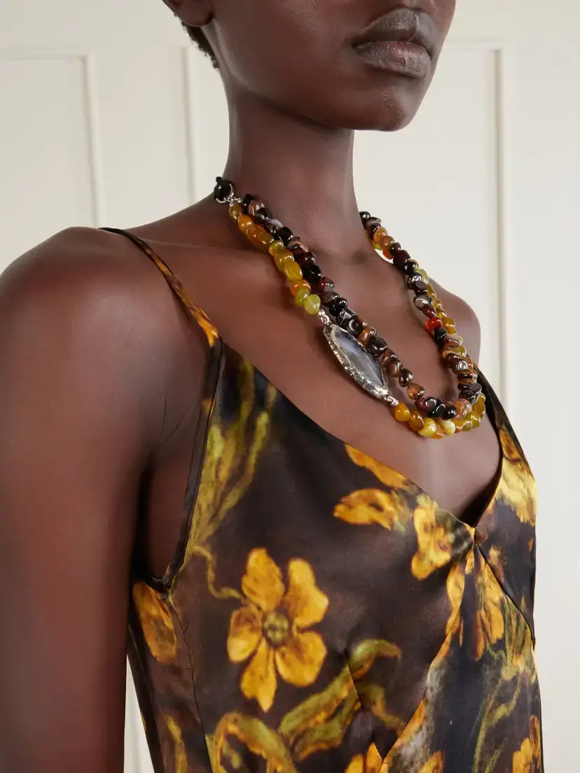 Dries Van Noten Floral-print Silk-satin Midi Dress | Thumbnail 4 Dries Van Noten Floral-print Silk-satin Midi Dress | Thumbnail 4