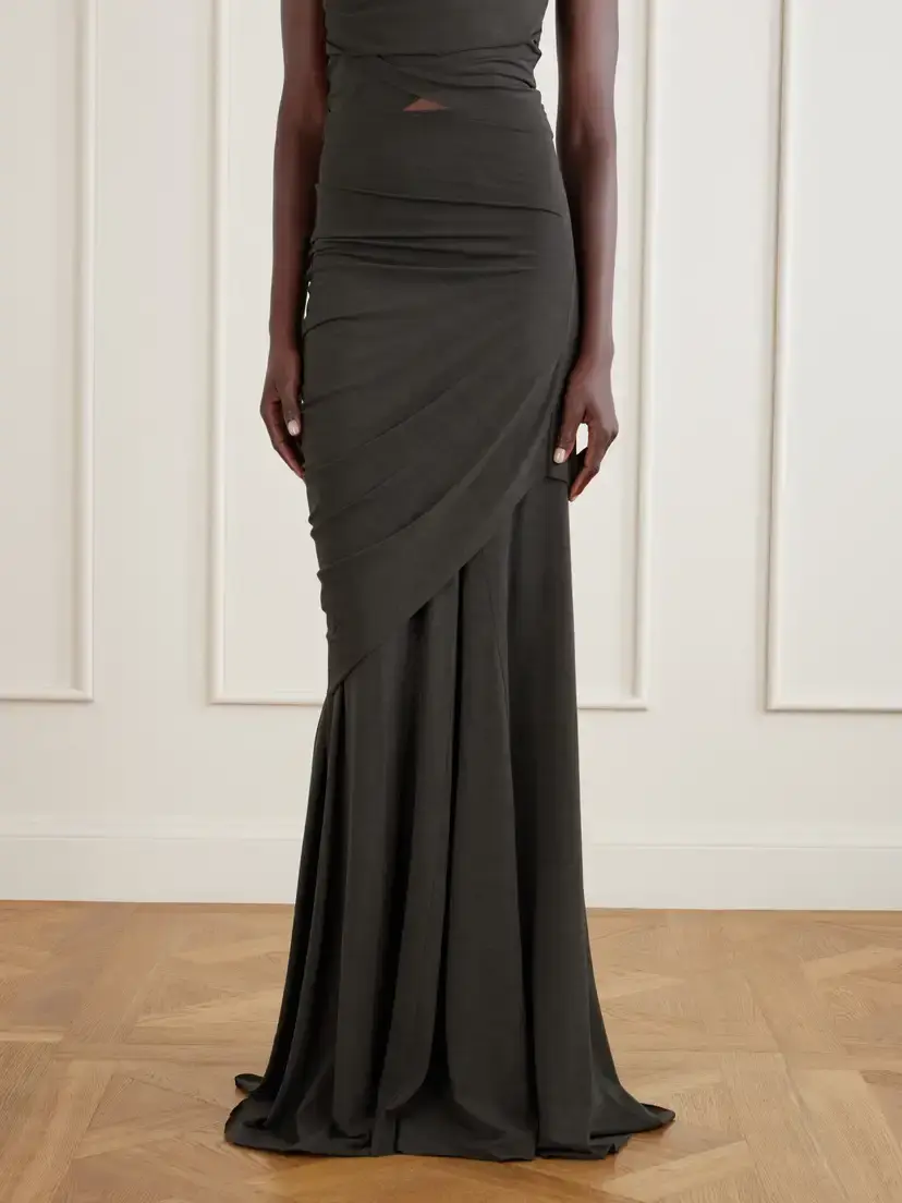 Cortana Myia Crepe Maxi Skirt | Thumbnail 3