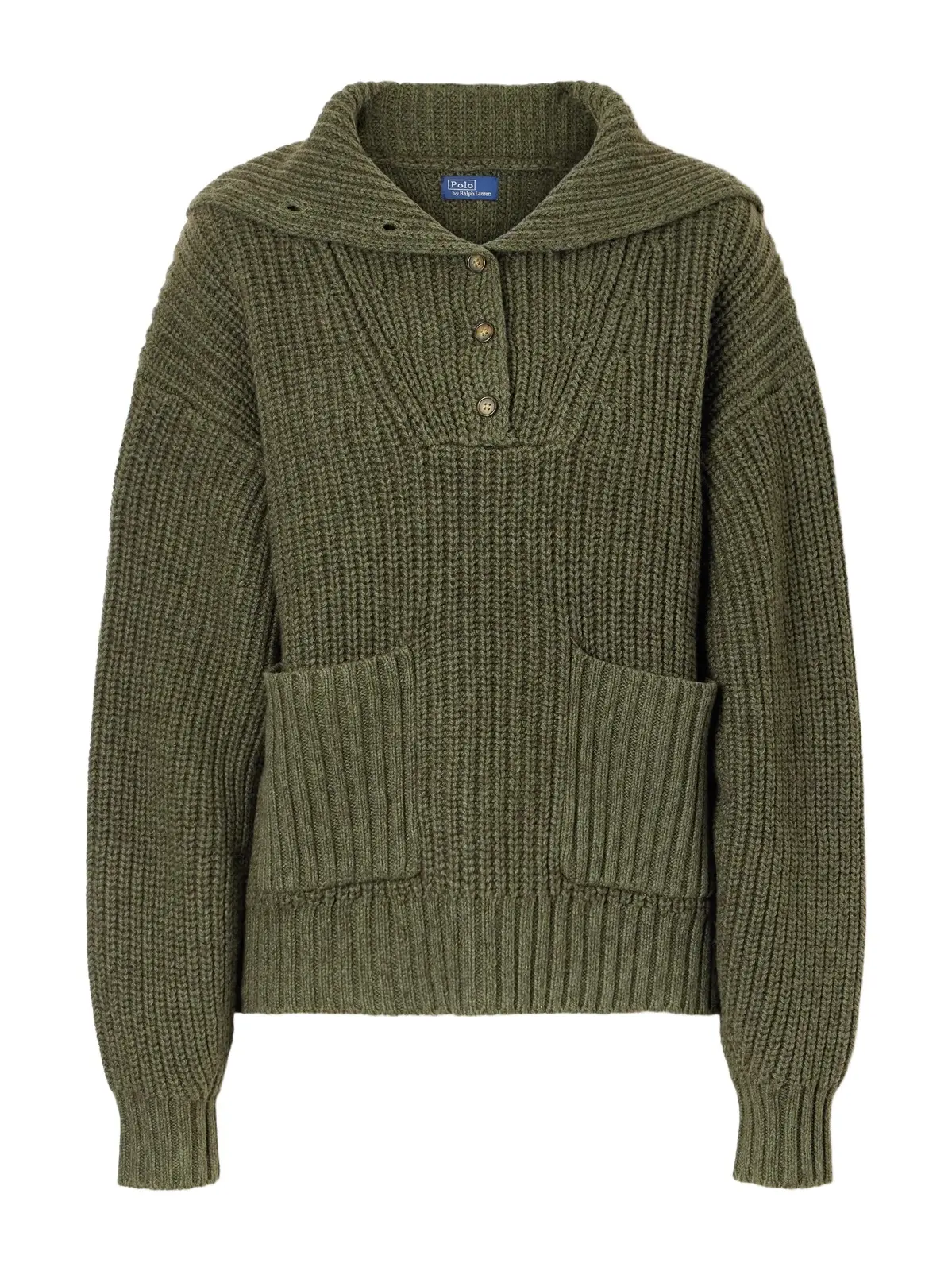 Cotton And Wool-blend Sweater - Green Cotton And Wool-blend Sweater - Green
