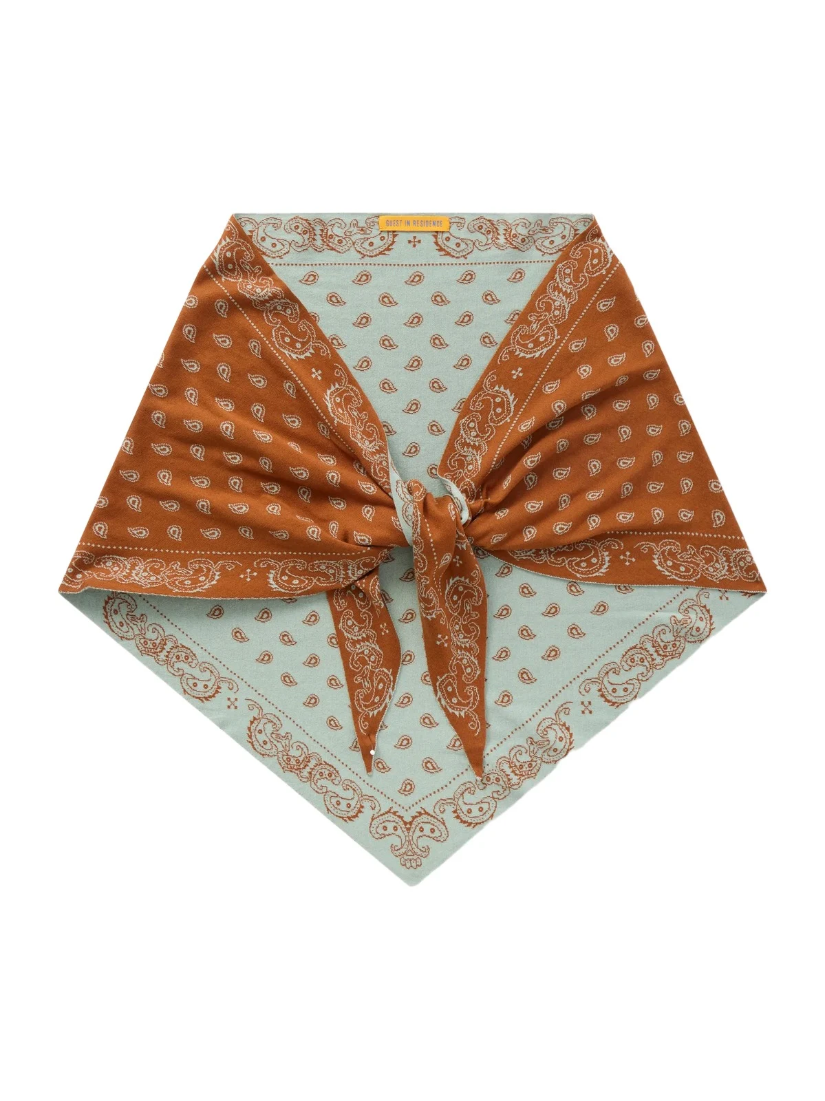 The Wild Rag Cotton And Silk-blend Jacquard Scarf