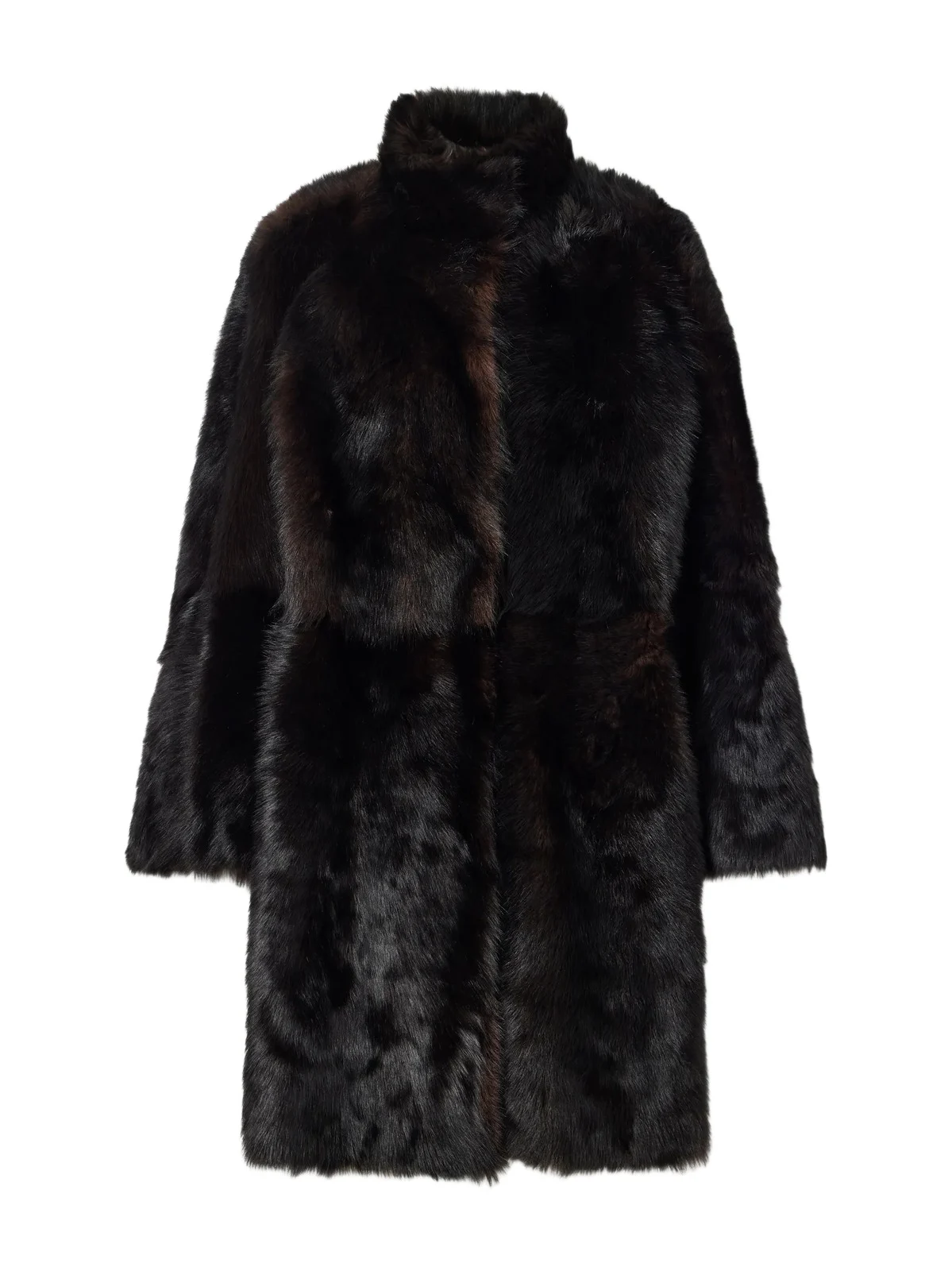 Blaise Paneled Shearling Coat Blaise Paneled Shearling Coat