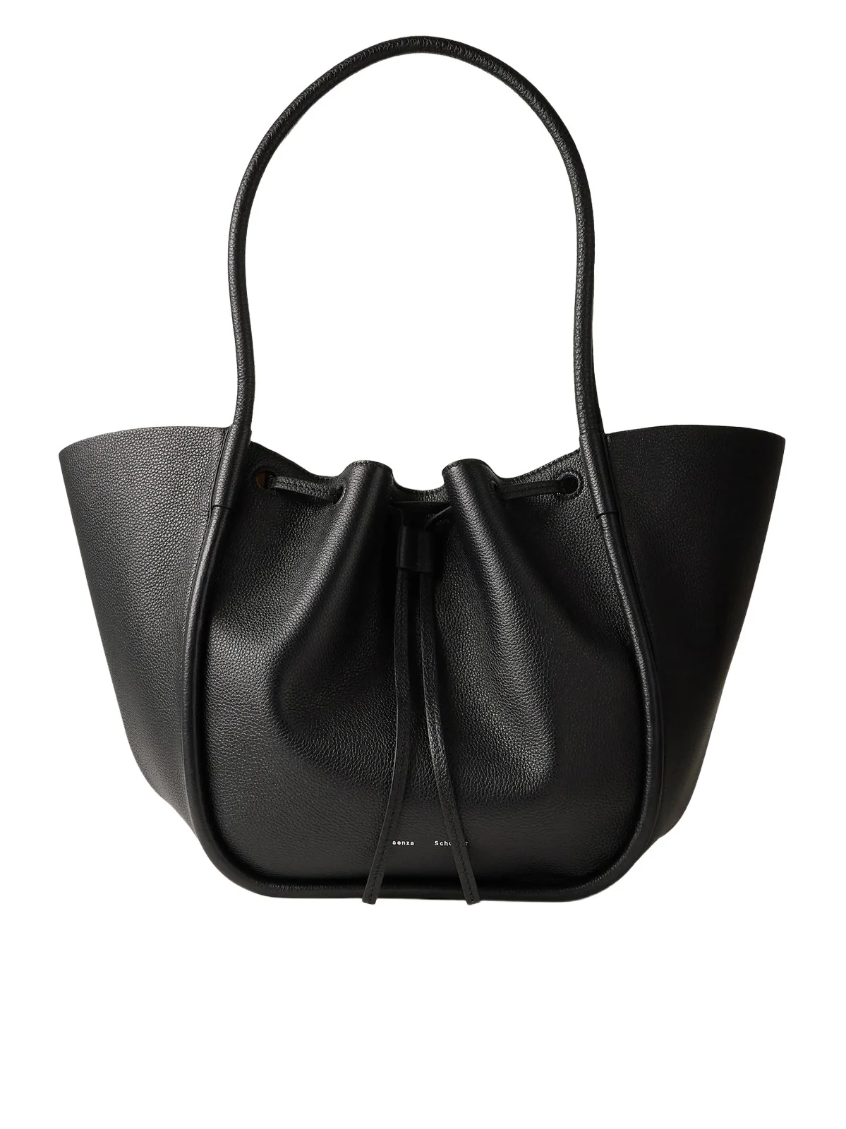 Large Ruched Leather Tote Large Ruched Leather Tote