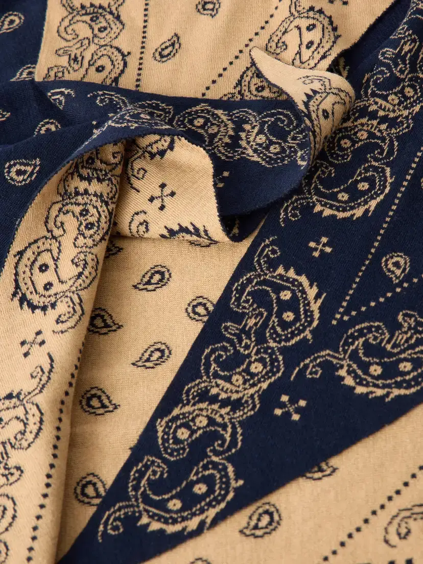 Guest In Residence The Wild Rag Cotton And Silk-blend Jacquard Scarf | Thumbnail 3 Guest In Residence The Wild Rag Cotton And Silk-blend Jacquard Scarf | Thumbnail 3