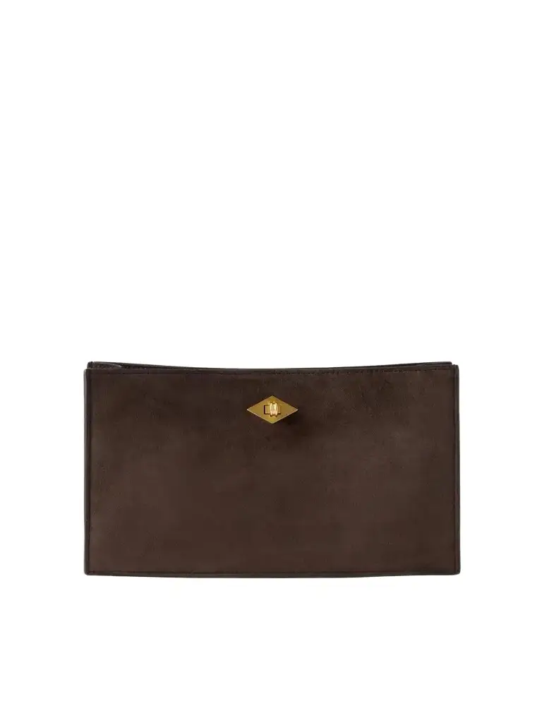 Métier Ease Suede Clutch | Image 1 Métier Ease Suede Clutch | Image 1