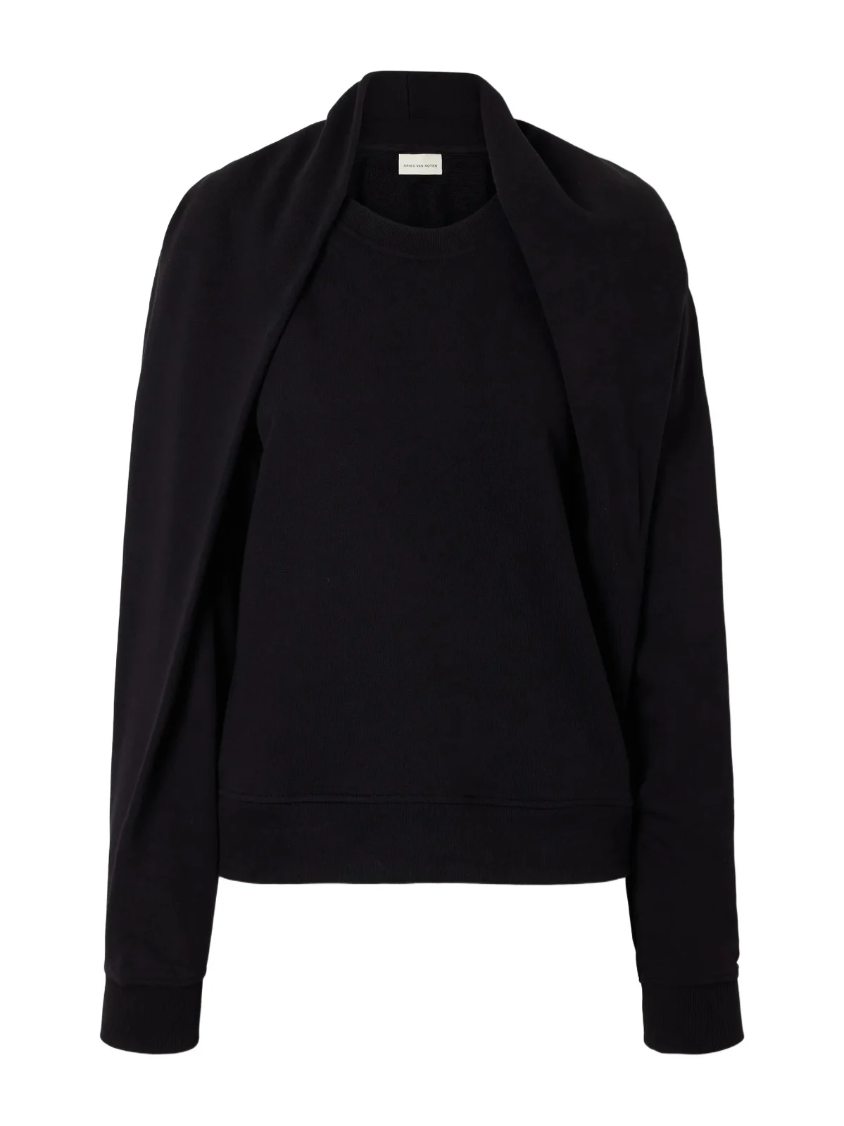 Draped Cotton-jersey Sweatshirt Draped Cotton-jersey Sweatshirt