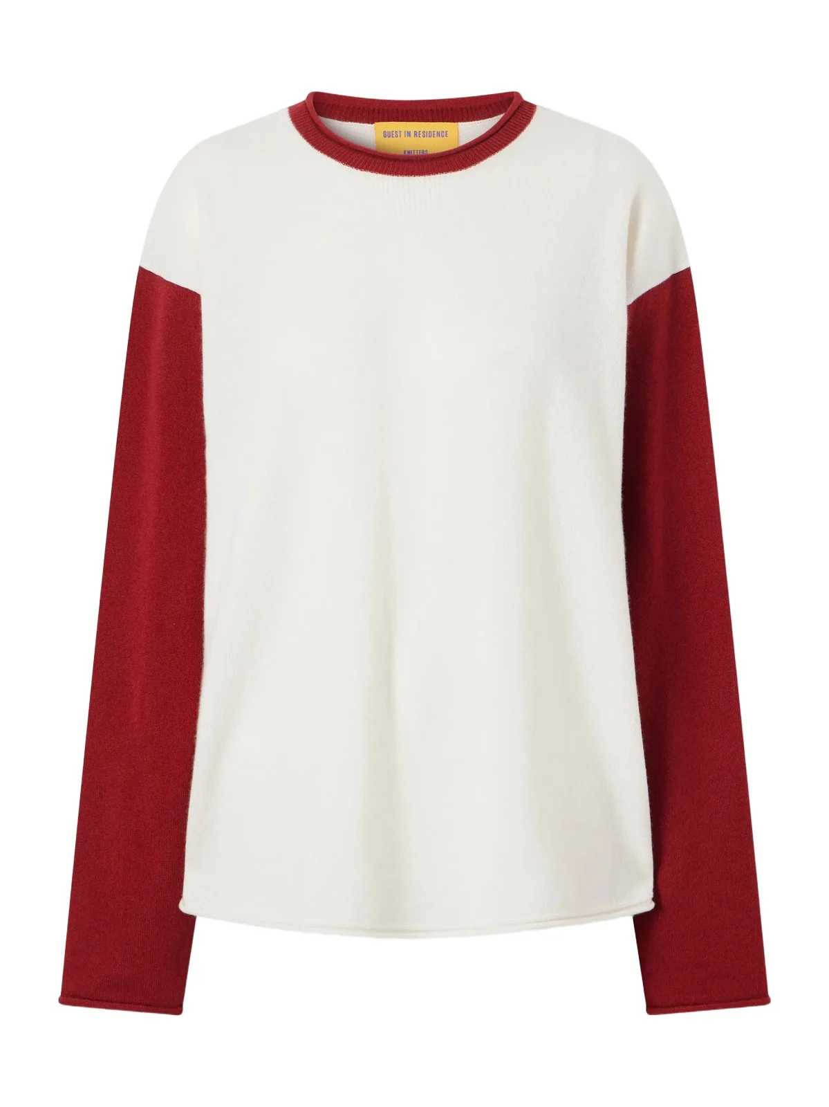 Baseball Two-tone Cashmere Sweater