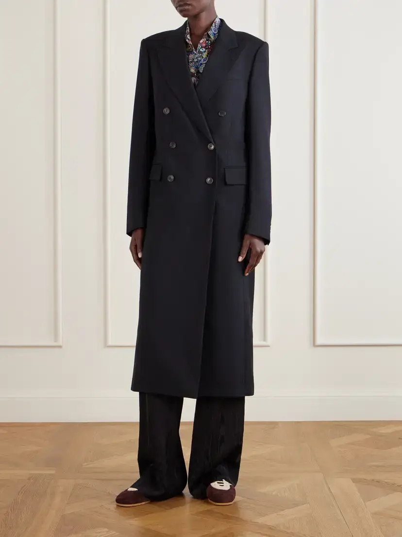Dries Van Noten Double-breasted Wool Coat | Thumbnail 3 Dries Van Noten Double-breasted Wool Coat | Thumbnail 3