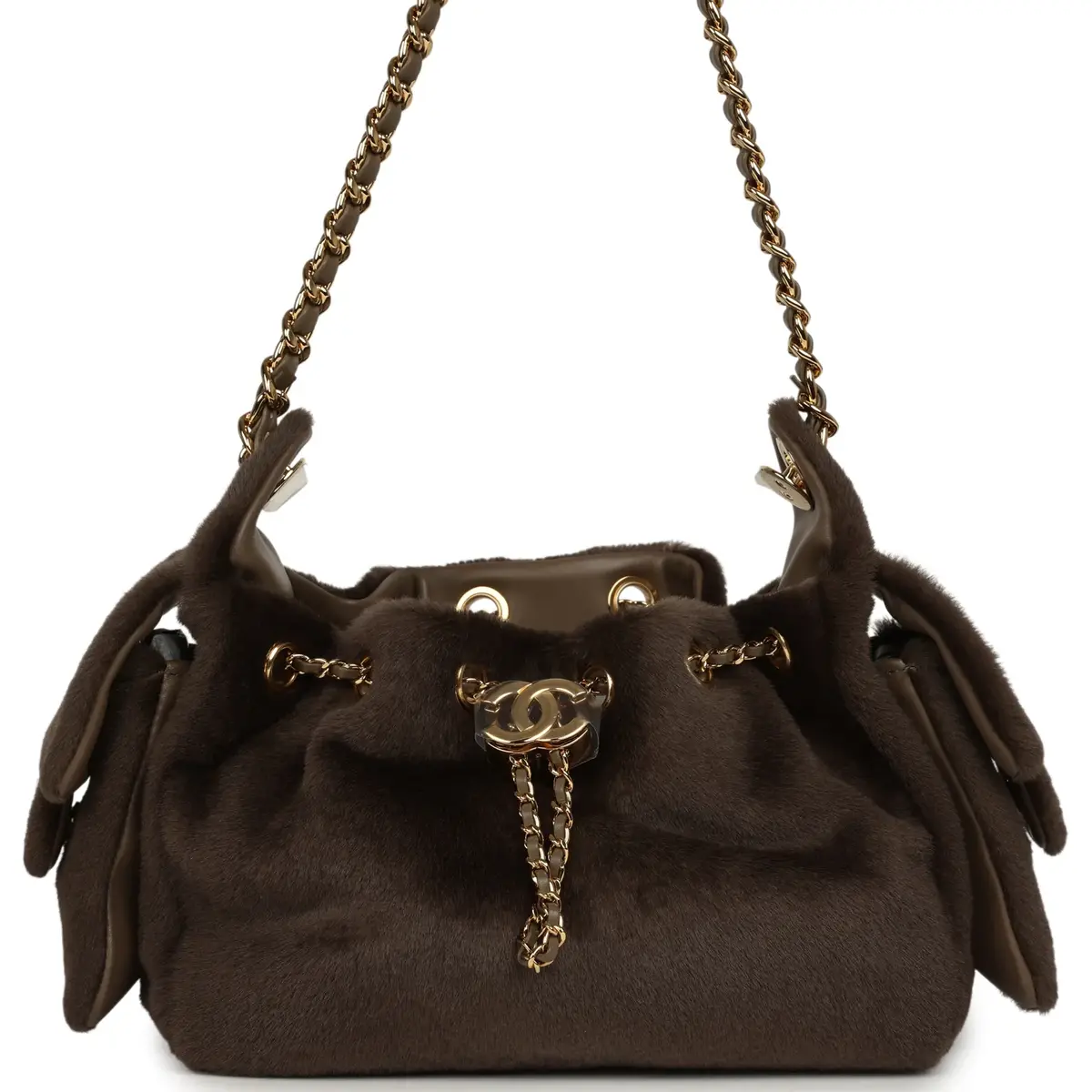Chanel Chanel Mini 25 Hobo Bag Dark Khaki Pony Hair Gold Hardware | Image 1 Chanel Chanel Mini 25 Hobo Bag Dark Khaki Pony Hair Gold Hardware | Image 1