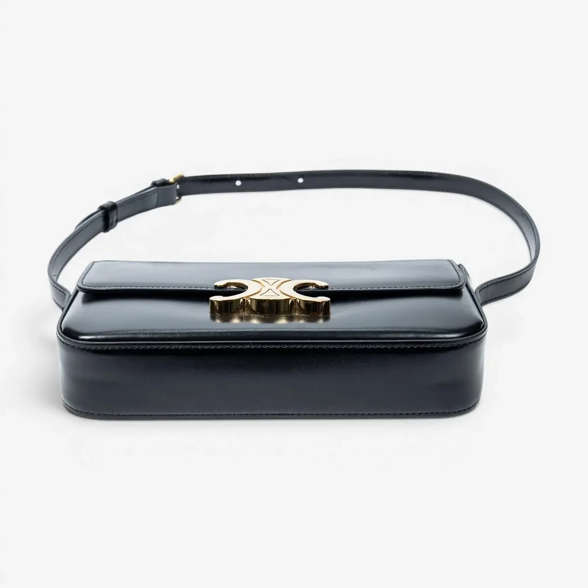 Celine Celine Claude Black Smooth Calfskin Leather Shoulder Bag by The Solist | Thumbnail 6 Celine Celine Claude Black Smooth Calfskin Leather Shoulder Bag by The Solist | Thumbnail 6