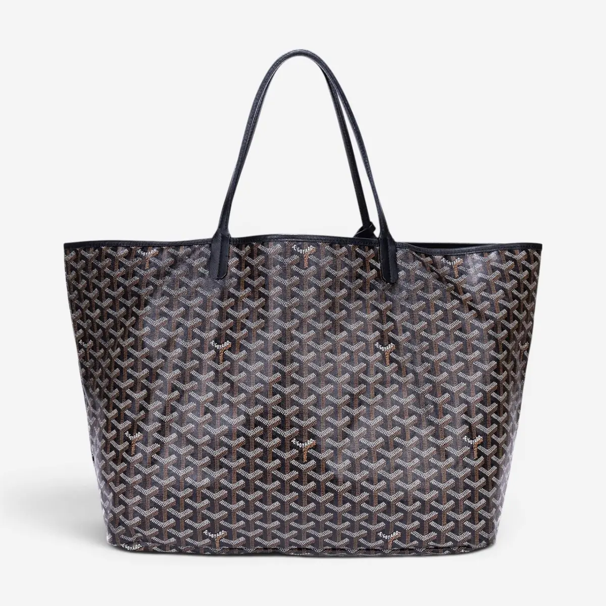 goyard Goyard Saint Louis Black Goyardine Coated Canvas Tote Bag by The Solist | Thumbnail 4 goyard Goyard Saint Louis Black Goyardine Coated Canvas Tote Bag by The Solist | Thumbnail 4
