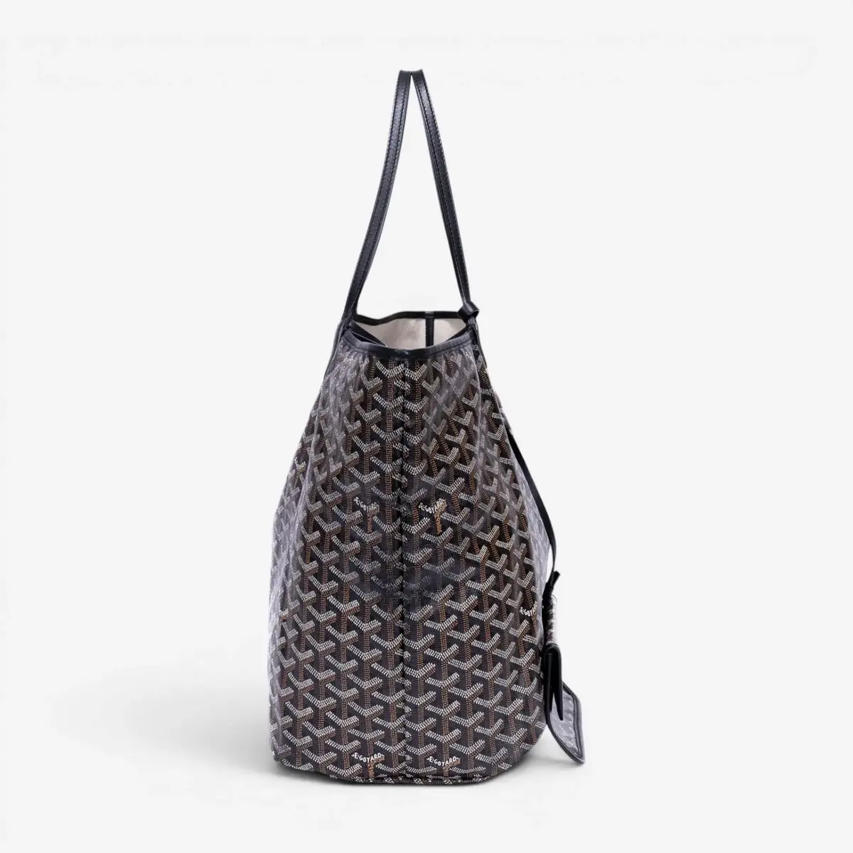 goyard Goyard Saint Louis Black Goyardine Coated Canvas Tote Bag by The Solist | Thumbnail 5 goyard Goyard Saint Louis Black Goyardine Coated Canvas Tote Bag by The Solist | Thumbnail 5