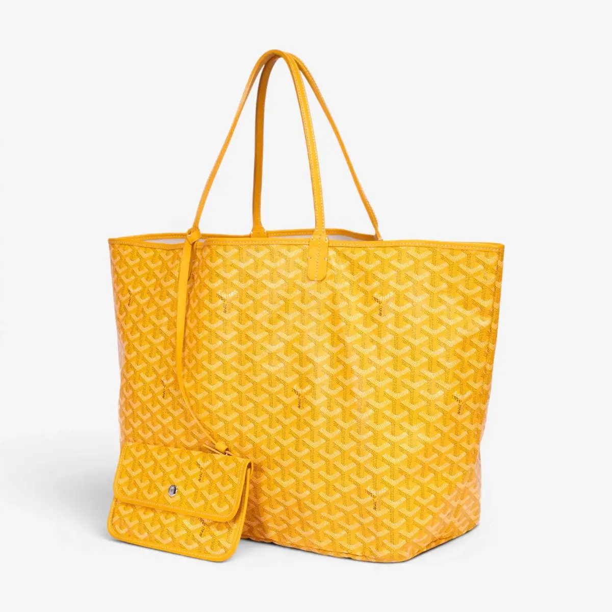 goyard Goyard Saint Louis Yellow Goyardine Coated Canvas Tote Bag by The Solist | Thumbnail 2 goyard Goyard Saint Louis Yellow Goyardine Coated Canvas Tote Bag by The Solist | Thumbnail 2
