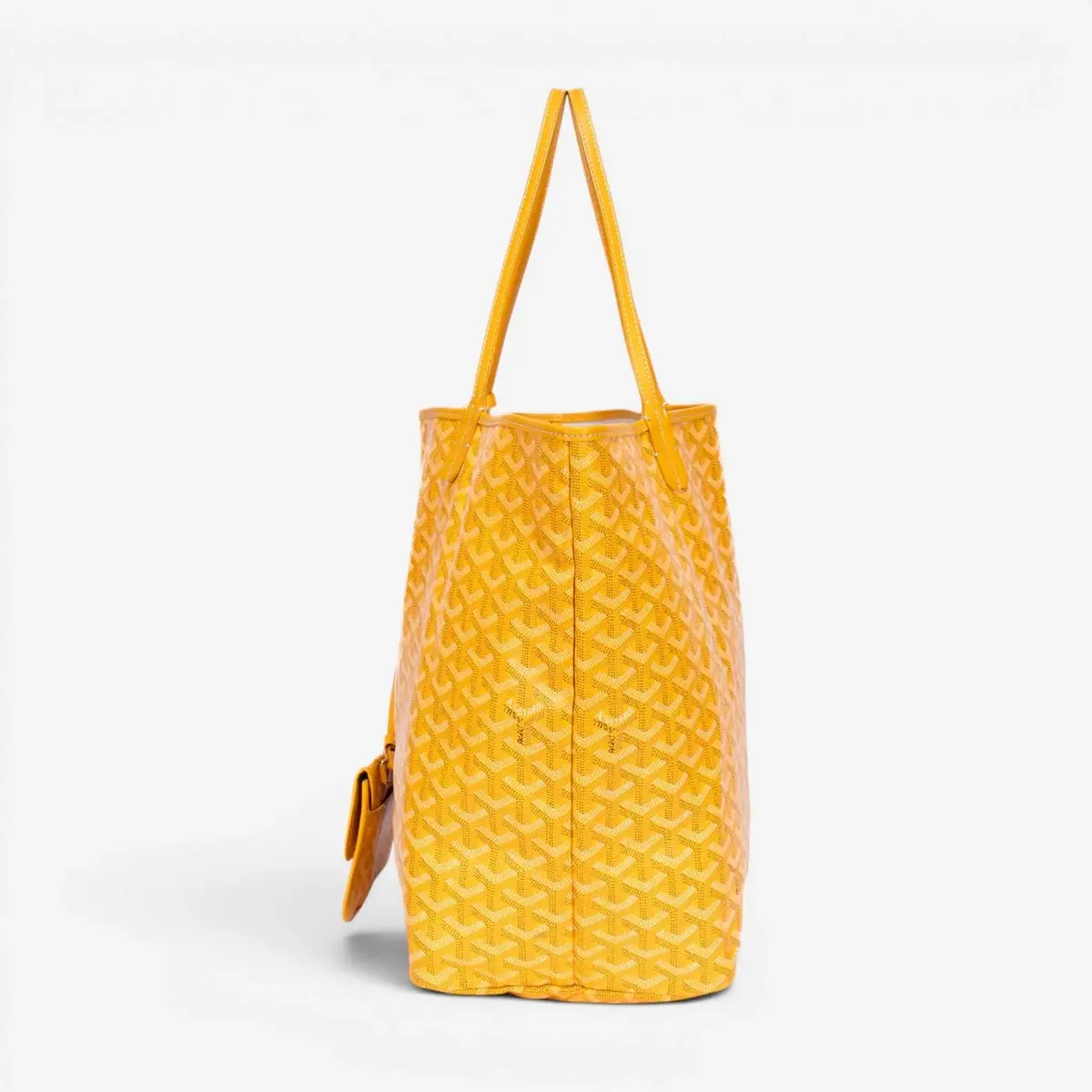 goyard Goyard Saint Louis Yellow Goyardine Coated Canvas Tote Bag by The Solist | Thumbnail 3 goyard Goyard Saint Louis Yellow Goyardine Coated Canvas Tote Bag by The Solist | Thumbnail 3