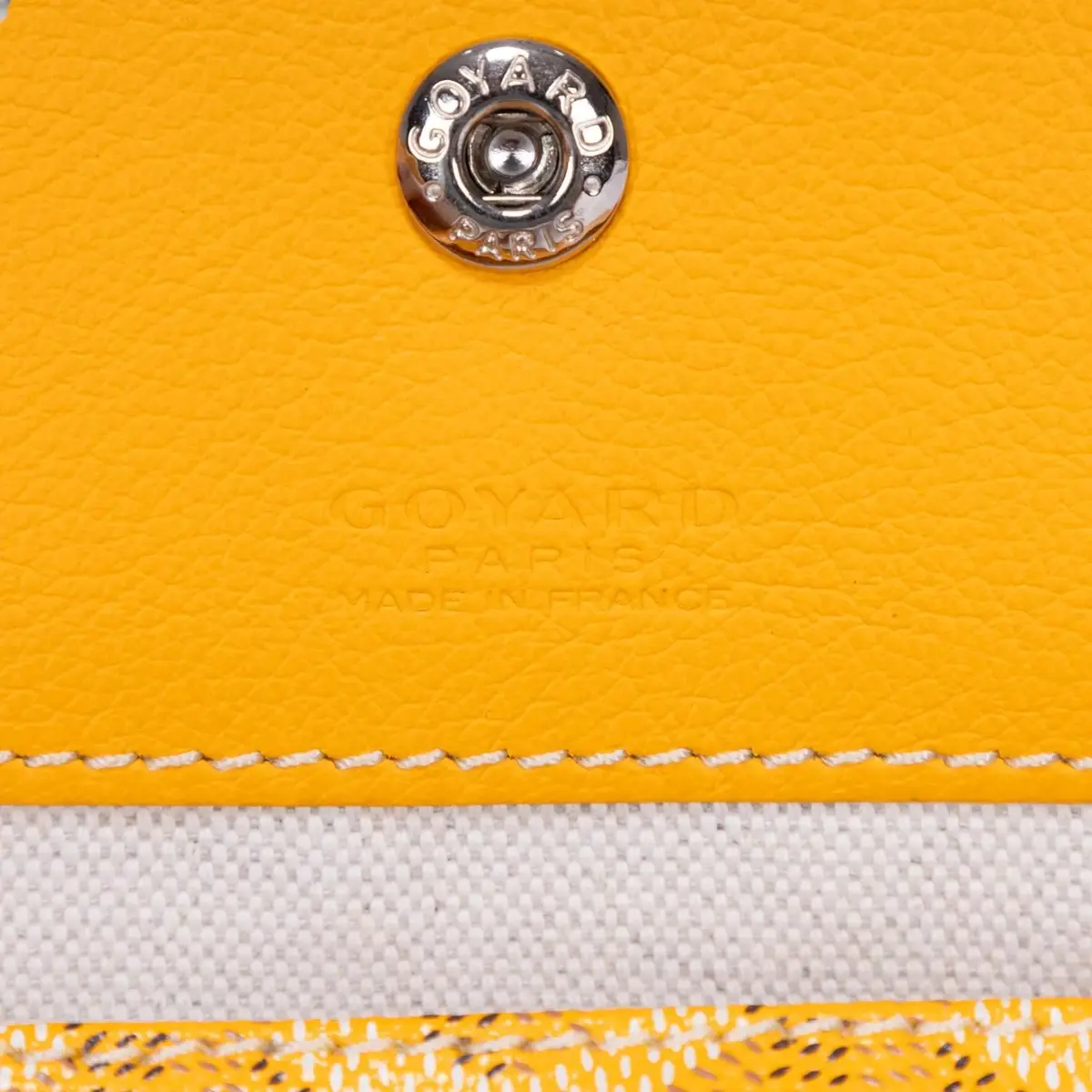 goyard Goyard Saint Louis Yellow Goyardine Coated Canvas Tote Bag by The Solist | Thumbnail 8 goyard Goyard Saint Louis Yellow Goyardine Coated Canvas Tote Bag by The Solist | Thumbnail 8