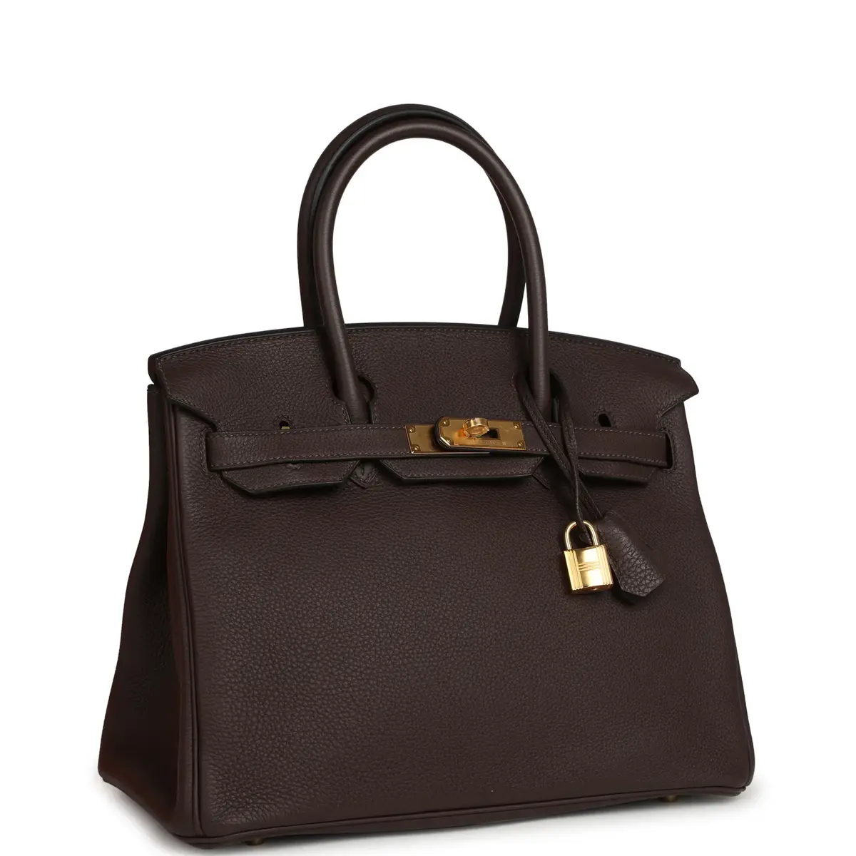 HERMÈS Hermes Birkin 30 Chocolate Togo Gold Hardware | Thumbnail 2