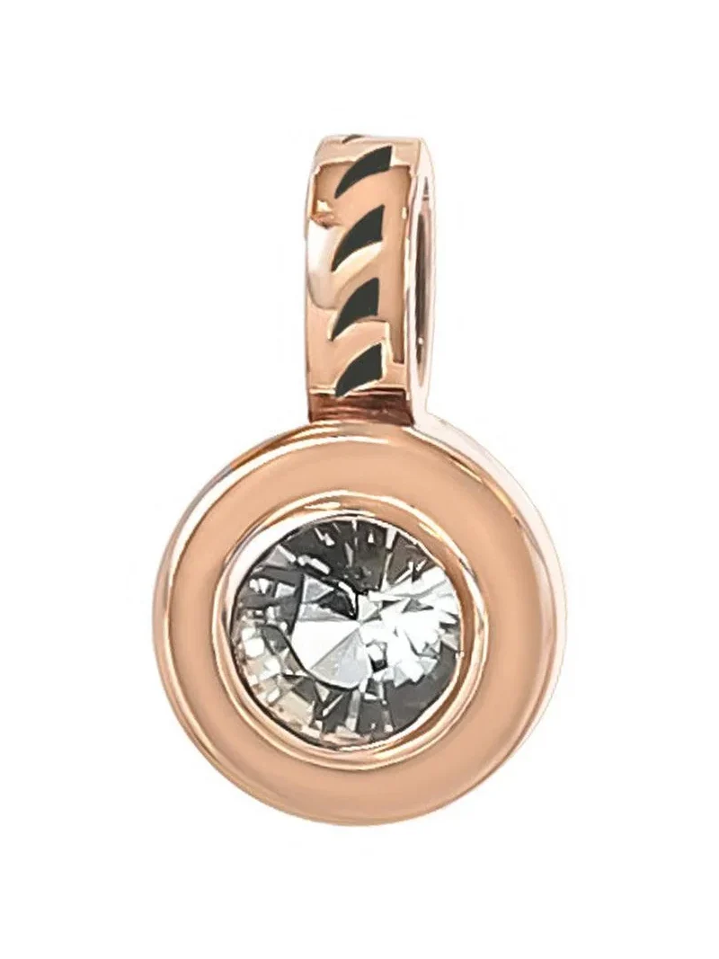 DEZSO BY SARA BELTRÁN Sapphire Black Round Charm