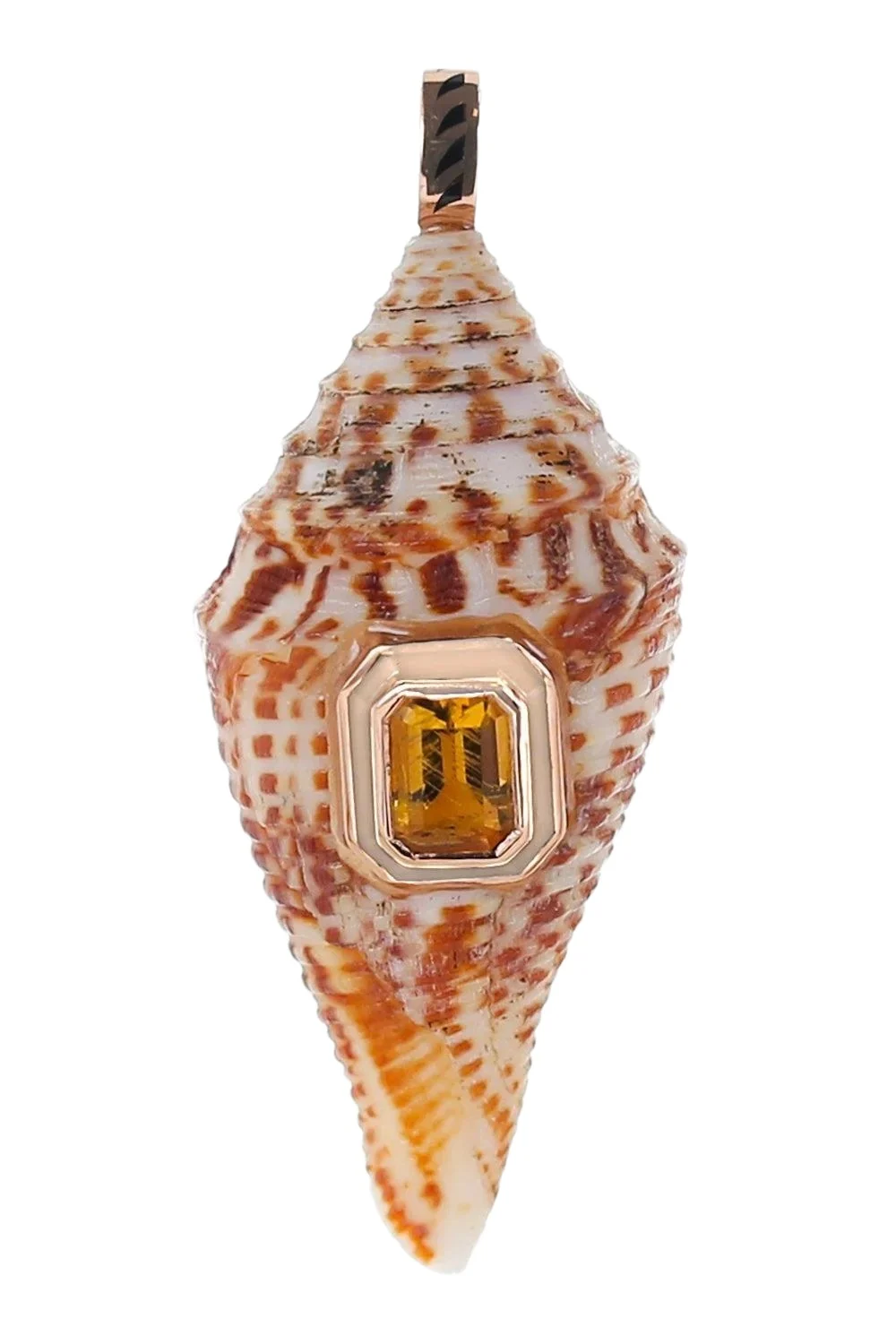 Scapolite Conus Shell Pendant
