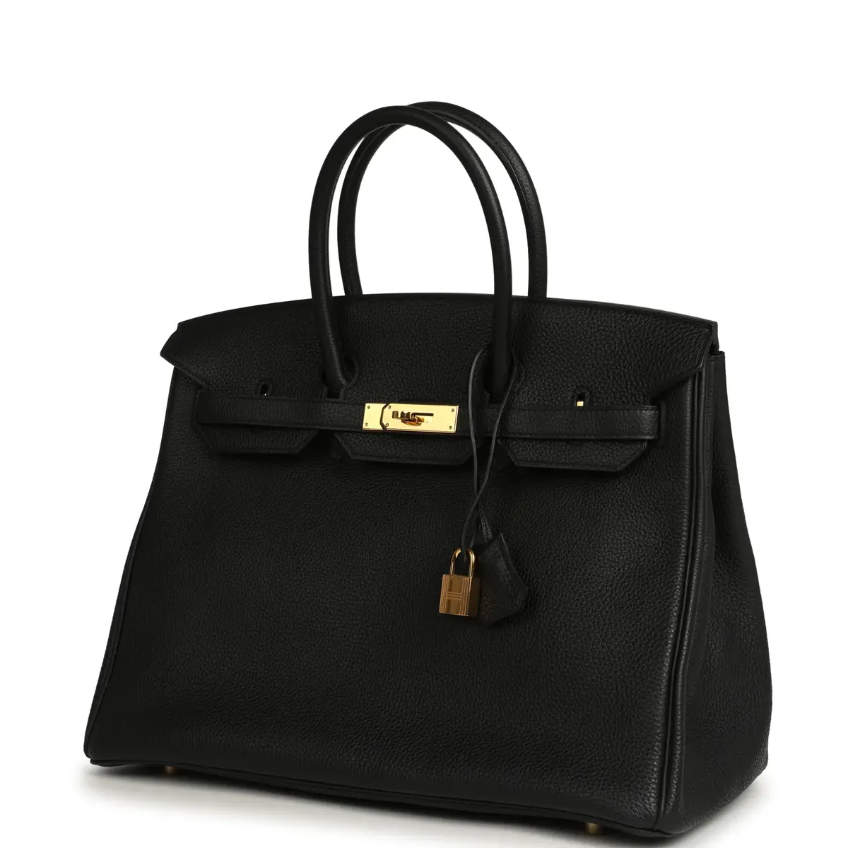 HERMÈS Pre-owned Hermes Birkin 35 Black Togo Gold Hardware | Thumbnail 5 HERMÈS Pre-owned Hermes Birkin 35 Black Togo Gold Hardware | Thumbnail 5