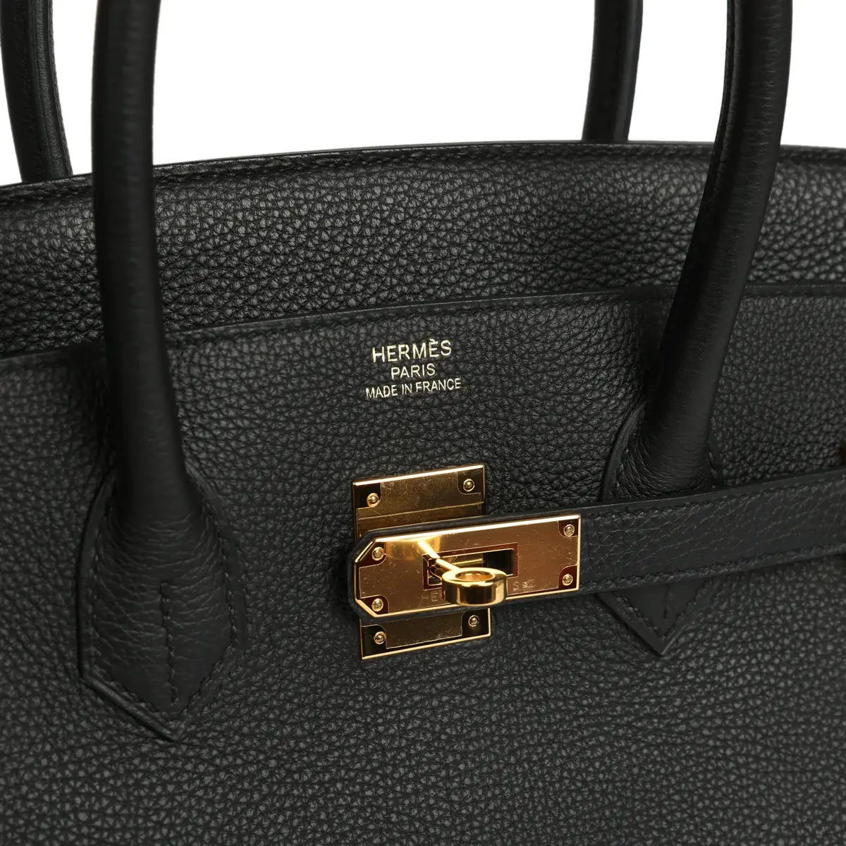HERMÈS Pre-owned Hermes Birkin 35 Black Togo Gold Hardware | Thumbnail 7 HERMÈS Pre-owned Hermes Birkin 35 Black Togo Gold Hardware | Thumbnail 7