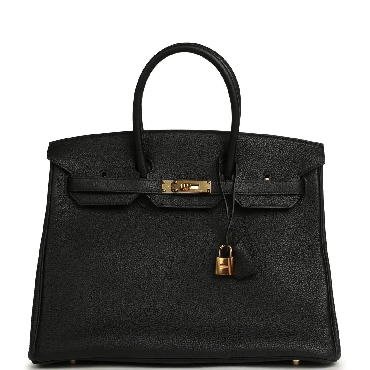 HERMÈS Pre-owned Hermes Birkin 35 Black Togo Gold Hardware | Image 1 HERMÈS Pre-owned Hermes Birkin 35 Black Togo Gold Hardware | Image 1