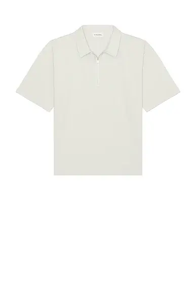 Frame Half Zip Pique Polo | Thumbnail 4 Frame Half Zip Pique Polo | Thumbnail 4