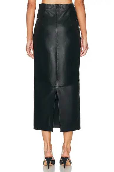 Loulou de Saison Inga High-Waisted Maxi Skirt | Thumbnail 4 Loulou de Saison Inga High-Waisted Maxi Skirt | Thumbnail 4