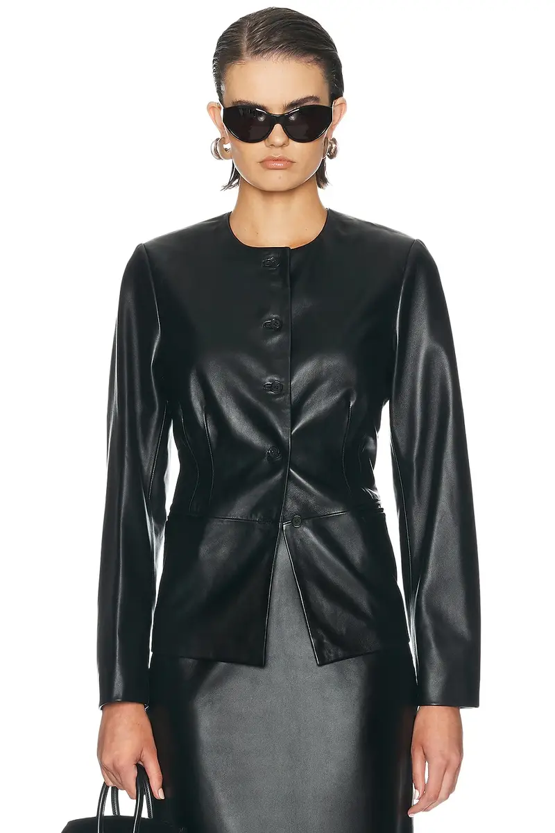 Loulou de Saison Adea Collarless Tailored Jacket