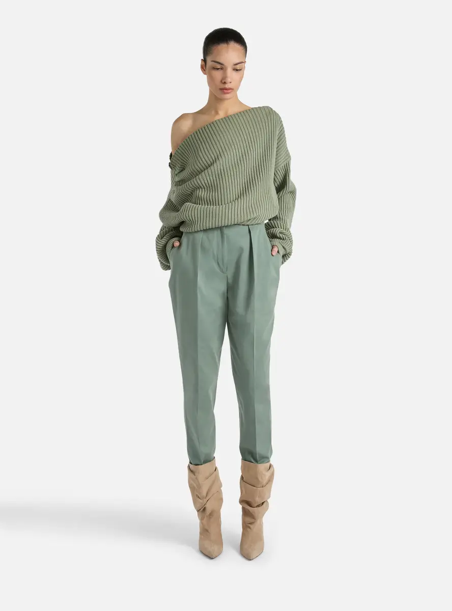 Balmain Cotton high-waisted trousers | Thumbnail 2 Balmain Cotton high-waisted trousers | Thumbnail 2