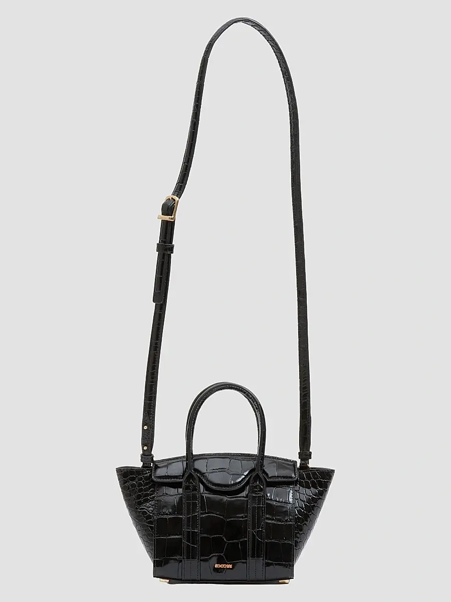 Simkhai Women's Nicola Mini Croc-Embossed Leather Tote Bag | Thumbnail 3 Simkhai Women's Nicola Mini Croc-Embossed Leather Tote Bag | Thumbnail 3