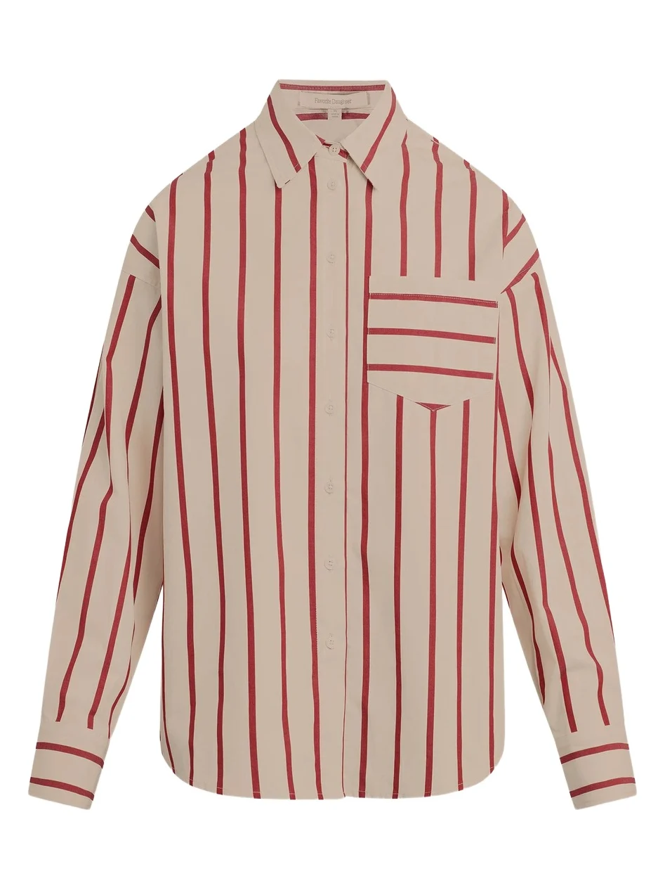 Women's The Beau Striped Cotton Shirt