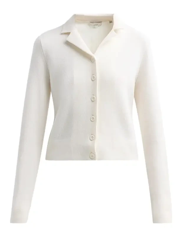 Women's Notch Collar Double-Face Cardigan Women's Notch Collar Double-Face Cardigan