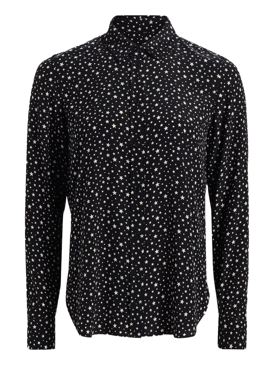Nili Lotan Women's Gaia Printed Silk Button-Front Shirt
